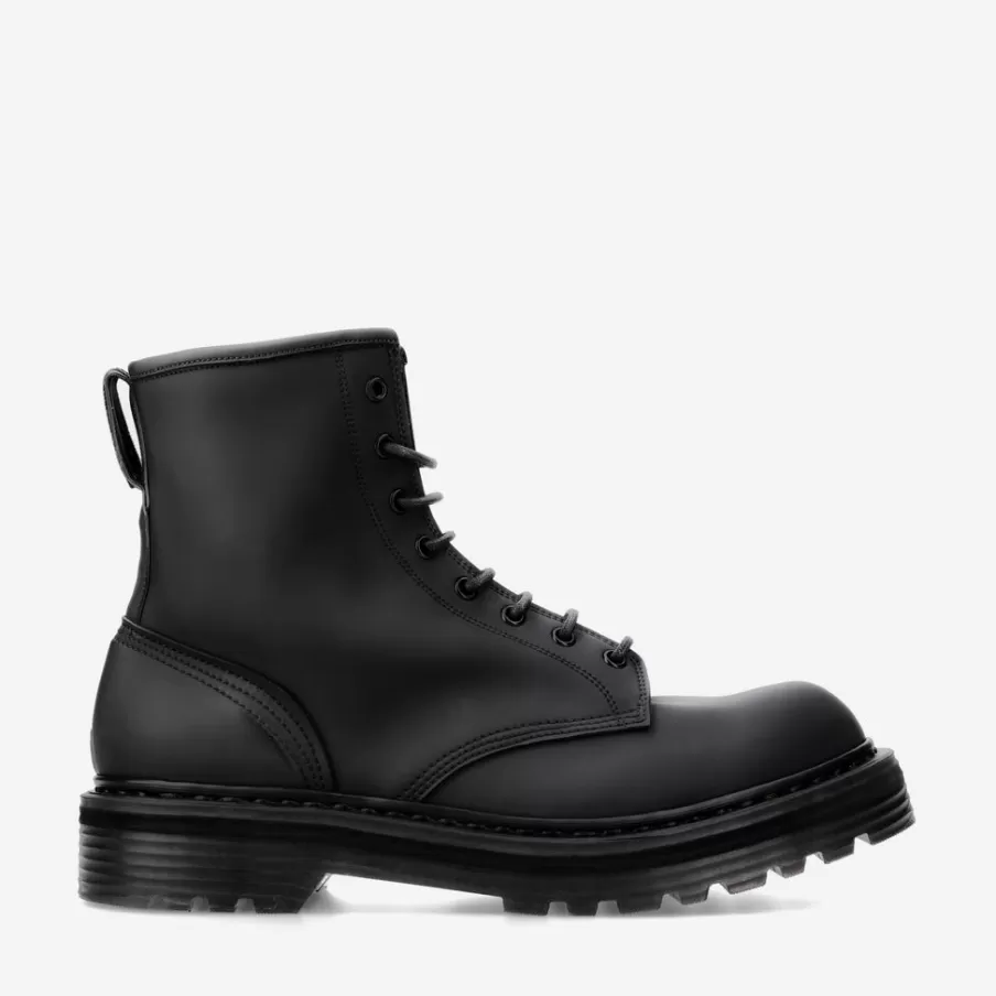 Outlet Combat Boot 31543Ts Rubberized Man Ankle Boots