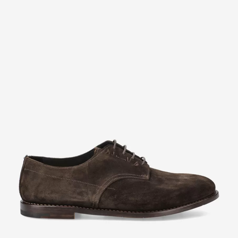 Store Derby 32110A In Suede Man Derby