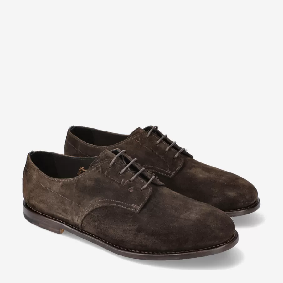 Store Derby 32110A In Suede Man Derby