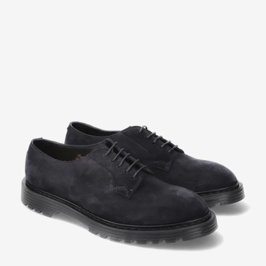 Best Sale Lace-Ups 32121B In Suede Man Derby