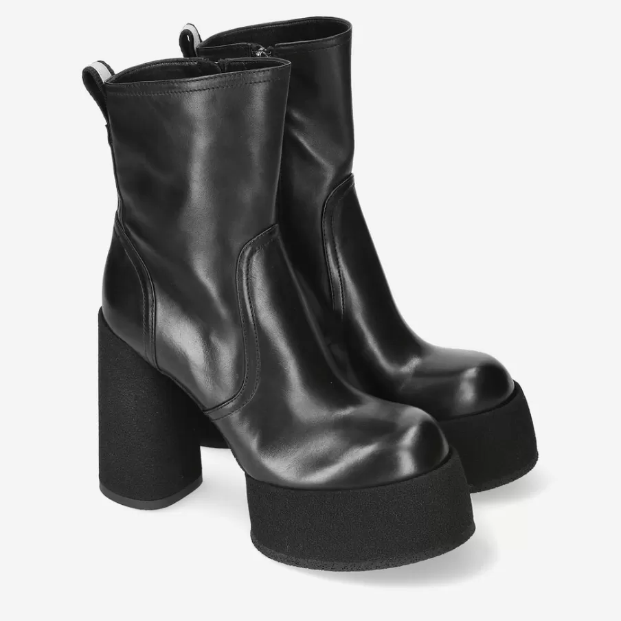 Online M6321E Brushed Leather Ankle Boots Woman Ankle Boots