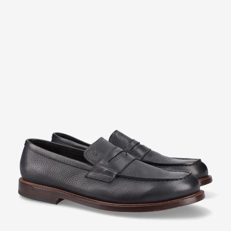 Sale Moccasins 32050E In Tumbled Calfskin Man Loafers