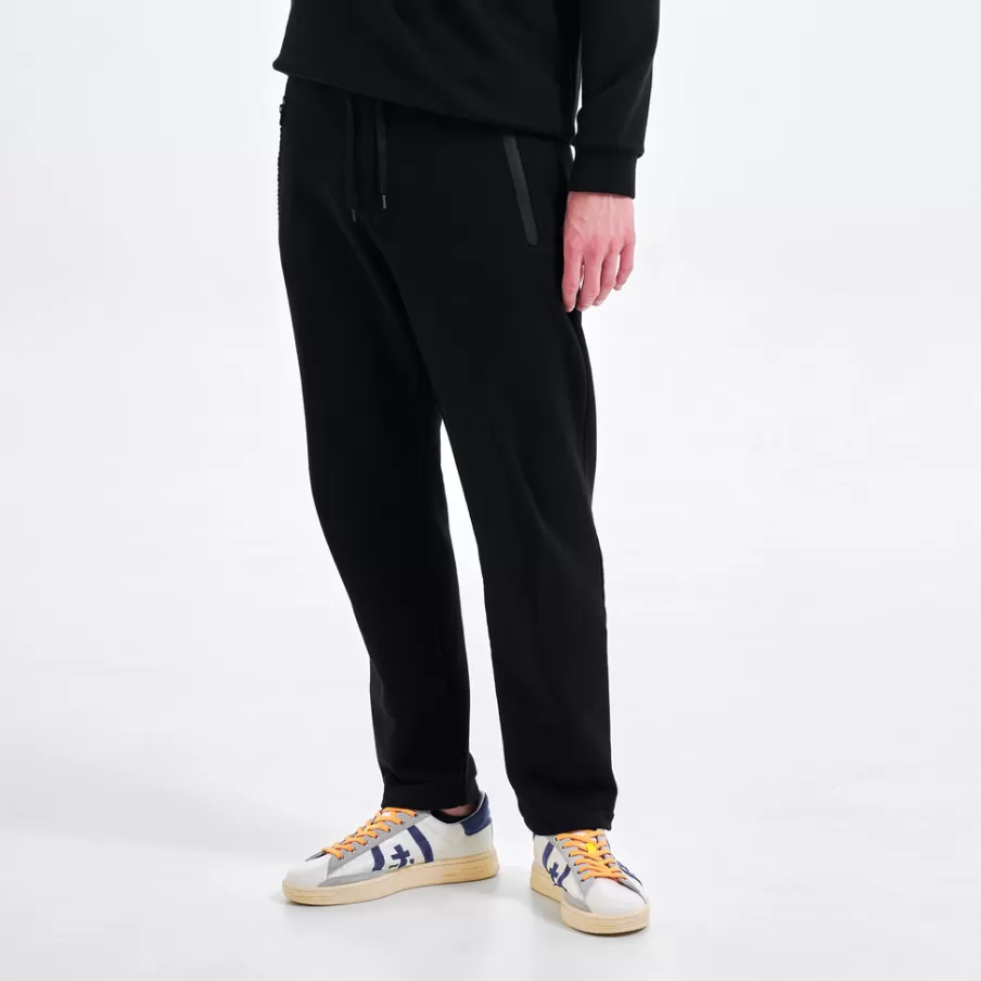 Cheap Sweatpants Uen00100 Black Man Trousers